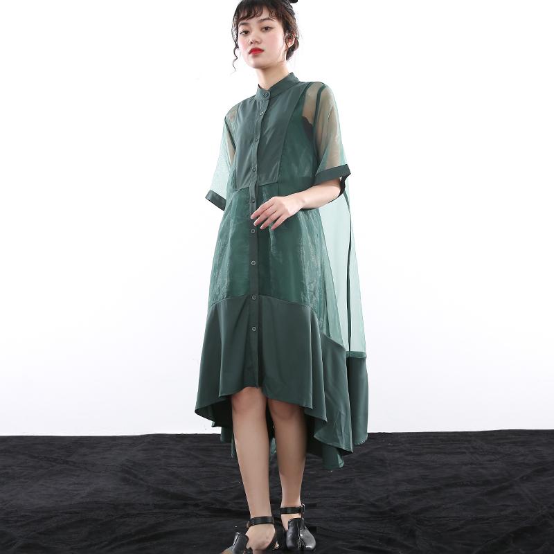 Robe chemise irrégulière Koharu