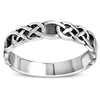 Plain Celtic Knot Silver Band Ring