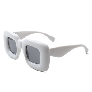 Rayne - Y2K Square Inflated Chunky Retro Funny Sunglasses