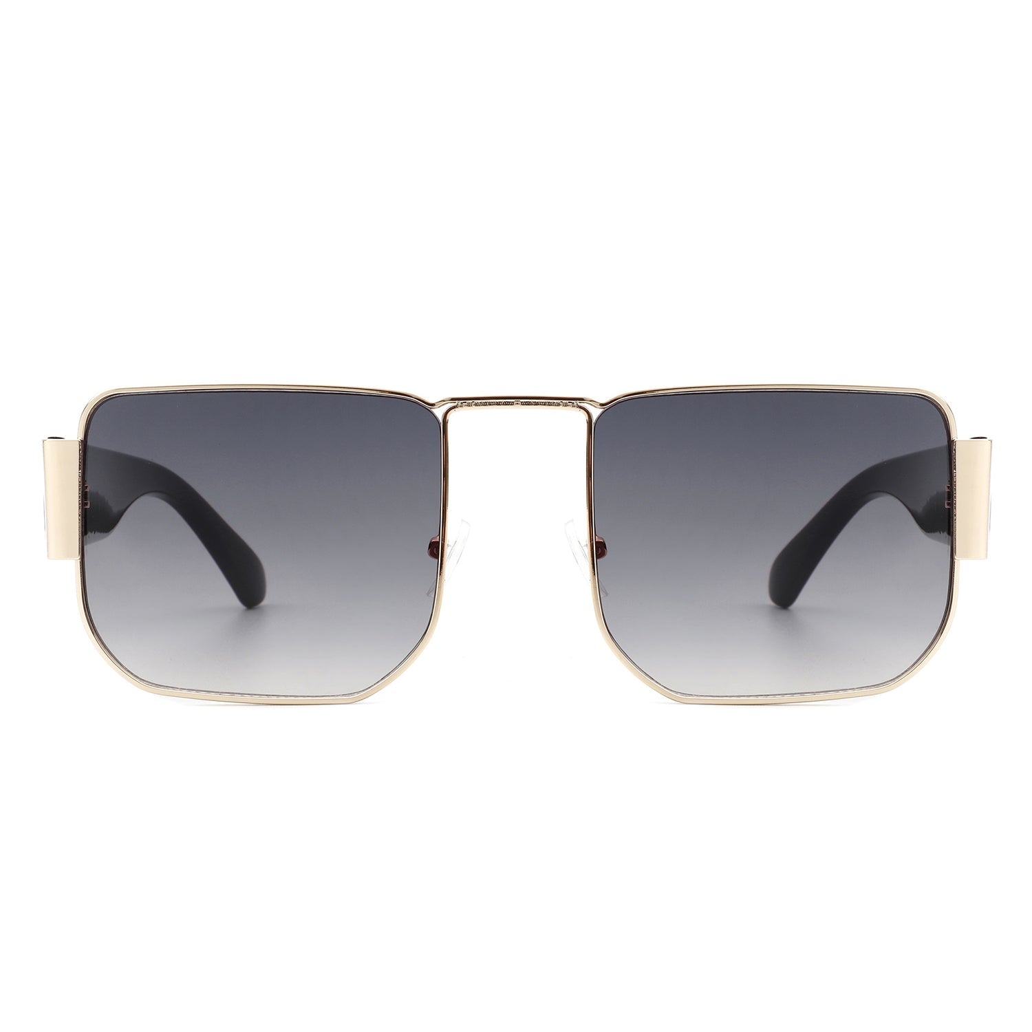 Diamonde - Square Retro Flat Top Tinted Vintage Fashion Sunglasses