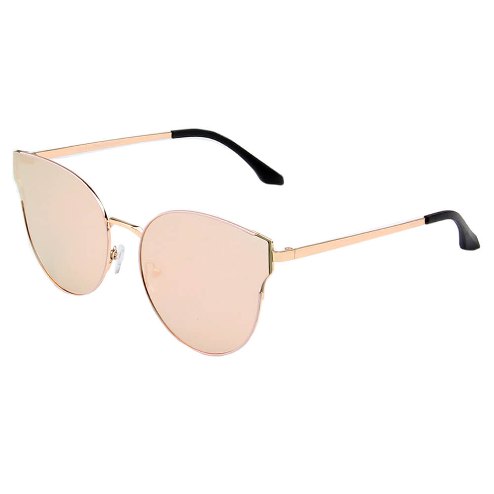 Ecija - Women Round Cat Eye Fashion Sunglasses