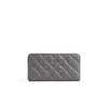 Uptown Quilted - Grey Zipper Wallet