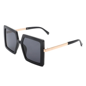 Luminova - Square Oversize Flat Top Fashion Women Sunglasses