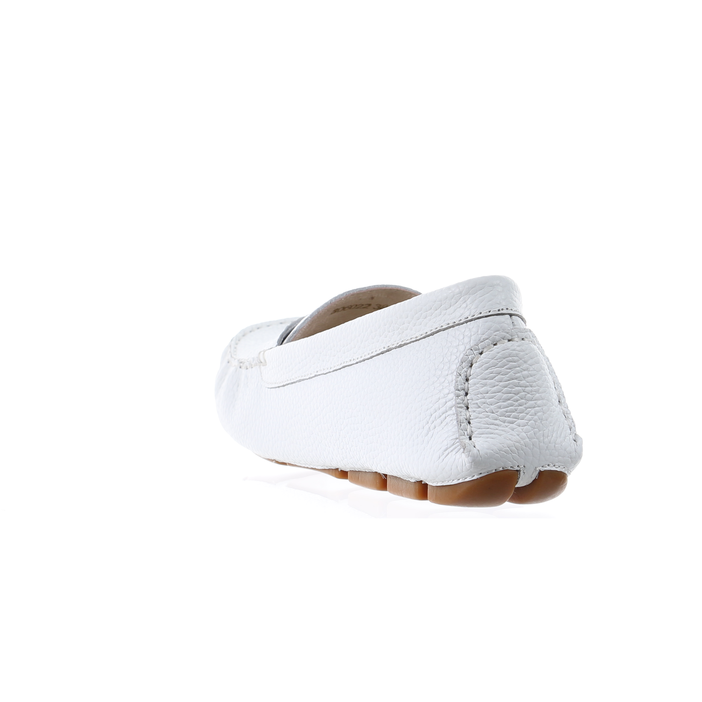 PP Leather Driver Shoes (White)