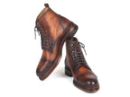 Paul Parkman Bottes en cuir bruni antique Marron