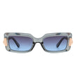 Sylphine - Oversize Sporty Square Chunky Shield Sunglasses