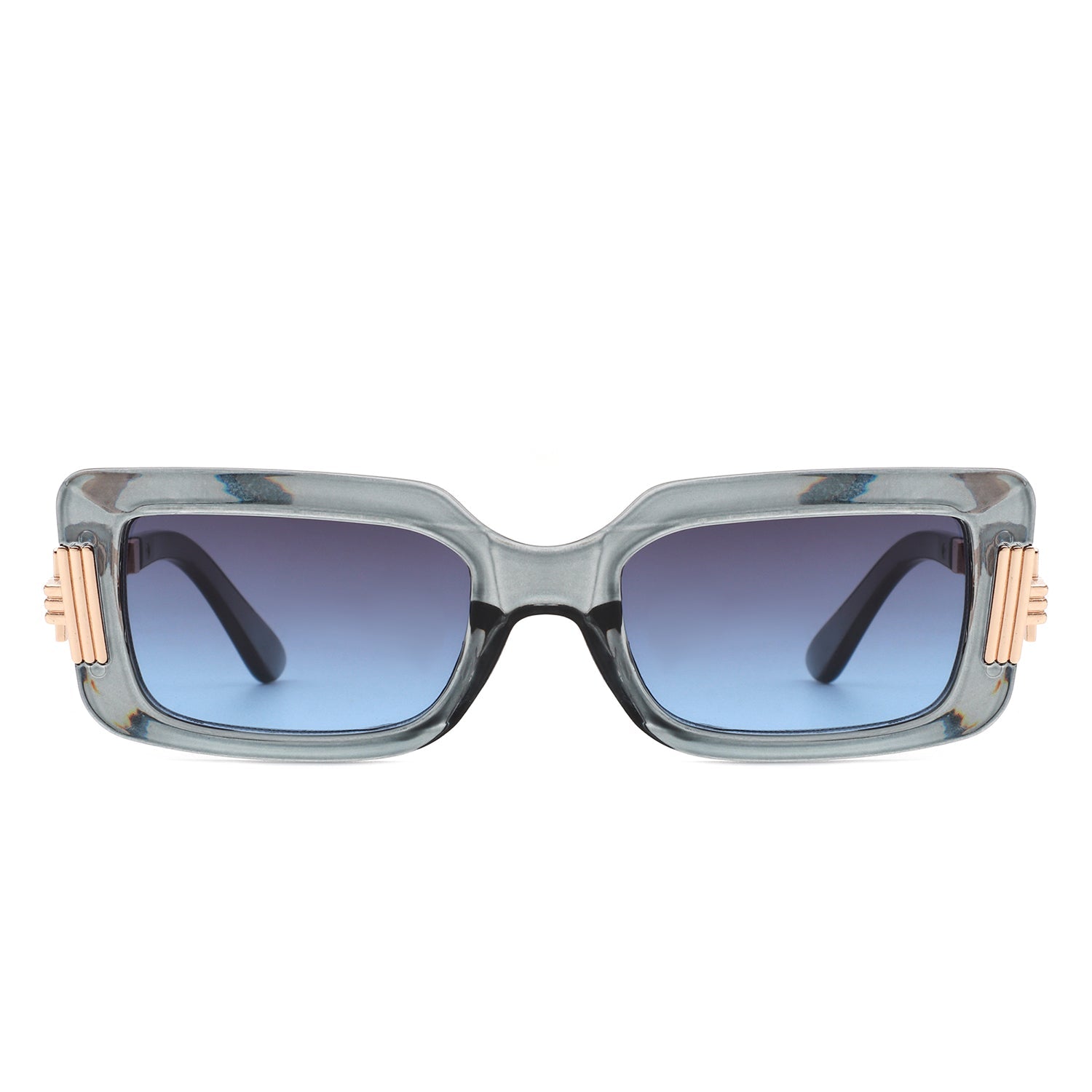 Sylphine - Oversize Sporty Square Chunky Shield Sunglasses