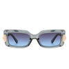 Sylphine - Oversize Sporty Square Chunky Shield Sunglasses