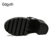 Gdgydh Fashion Black Boots Women Heel Spring