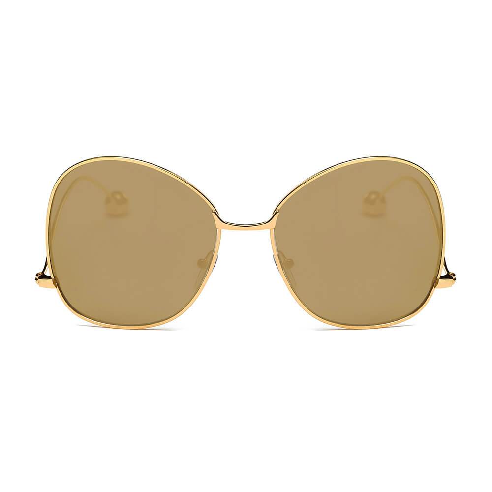 Eugene - Women's Trendy Oversized Pantone Lens Sunglasses