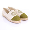 Espadrilles bicolores-Vert