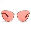 KAPOLEI | Women Luxury Rimless Look Halo Cat Eye Fashion Sunglasses