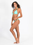 Electra Halter Top & Classic Bottom - Mint Green