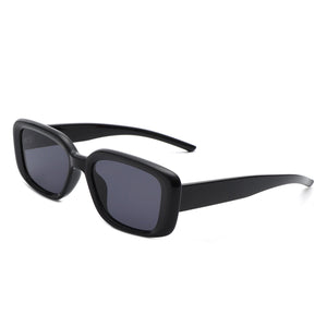 Azurette - Rectangle Retro Flat Top Vintage Inspired Square Sunglasses