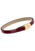 Bracelet en cuir croco brillant Bracelet en cuir JS.0119