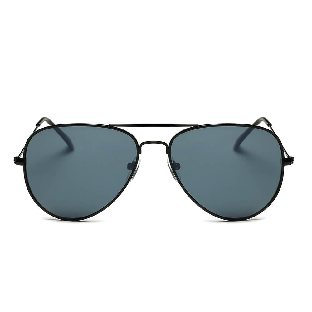 AARUS | Unisex Classic Metal Teardrop Aviator Shades Sunglasses