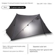 Double-Sided Silicon-Coated Pyramid Tent