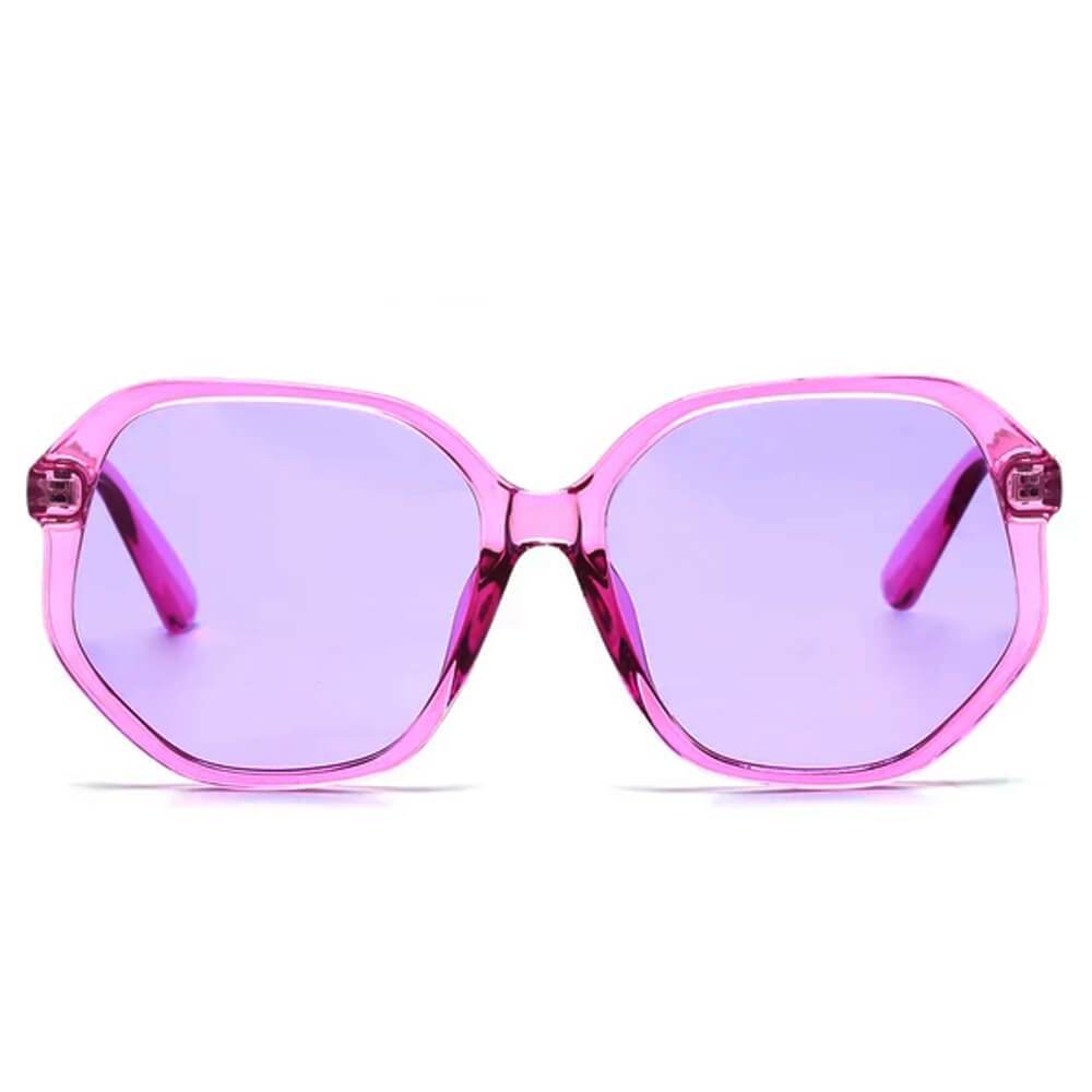 JOLIETTE | Lunettes de soleil tendance surdimensionnées rondes géométriques pour femmes