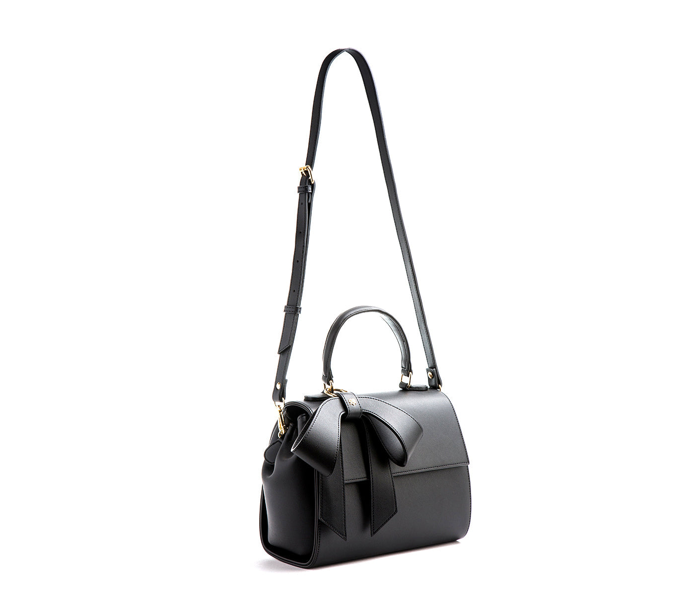 Cottontail - Black Vegan Leather Bag