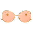 Eugene - Women's Trendy Oversized Pantone Lens Sunglasses