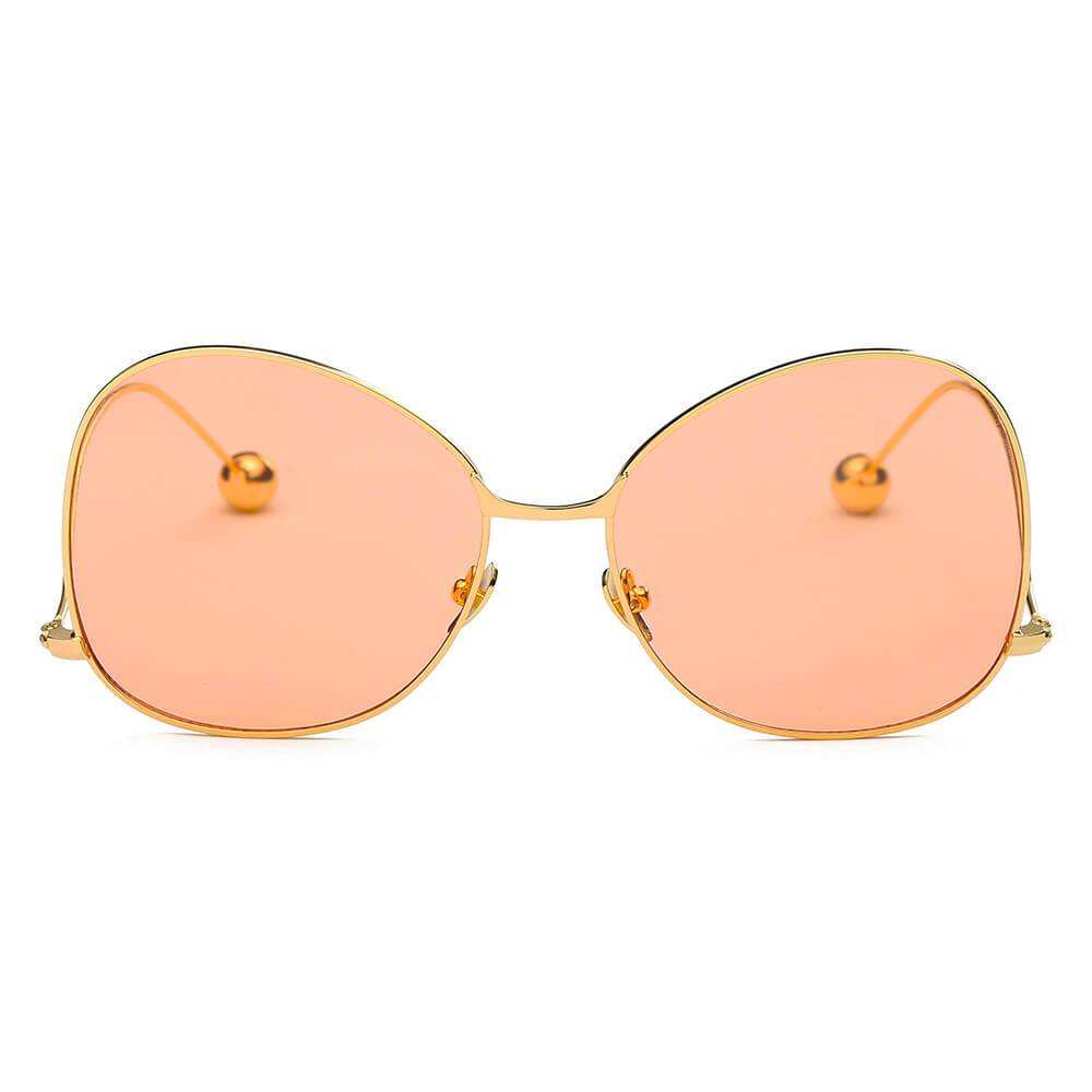 Eugene - Women's Trendy Oversized Pantone Lens Sunglasses