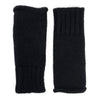 Gants en alpaga tricotés essentiels noirs