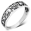 Bague spirale en argent sterling