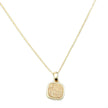 Collier Christy Square Druzy en or