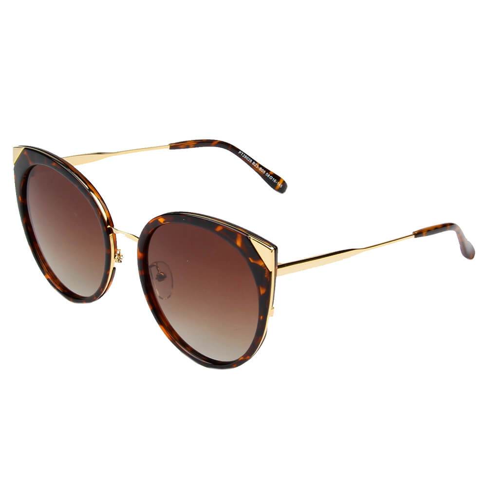 RAVENNA Women Polarized Round Cat Eye Sunglasses