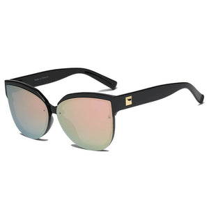 LENOIR | Women Oversized Mirrored Cat Eye Sunglasses