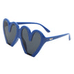 Skylette - Heart Shaped Oversized Party Fashion Sunglasses