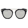 HANOVER | Unisex Fashion Brow-Bar Round Sunglasses