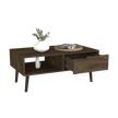 Table basse Bull, salon, noyer foncé