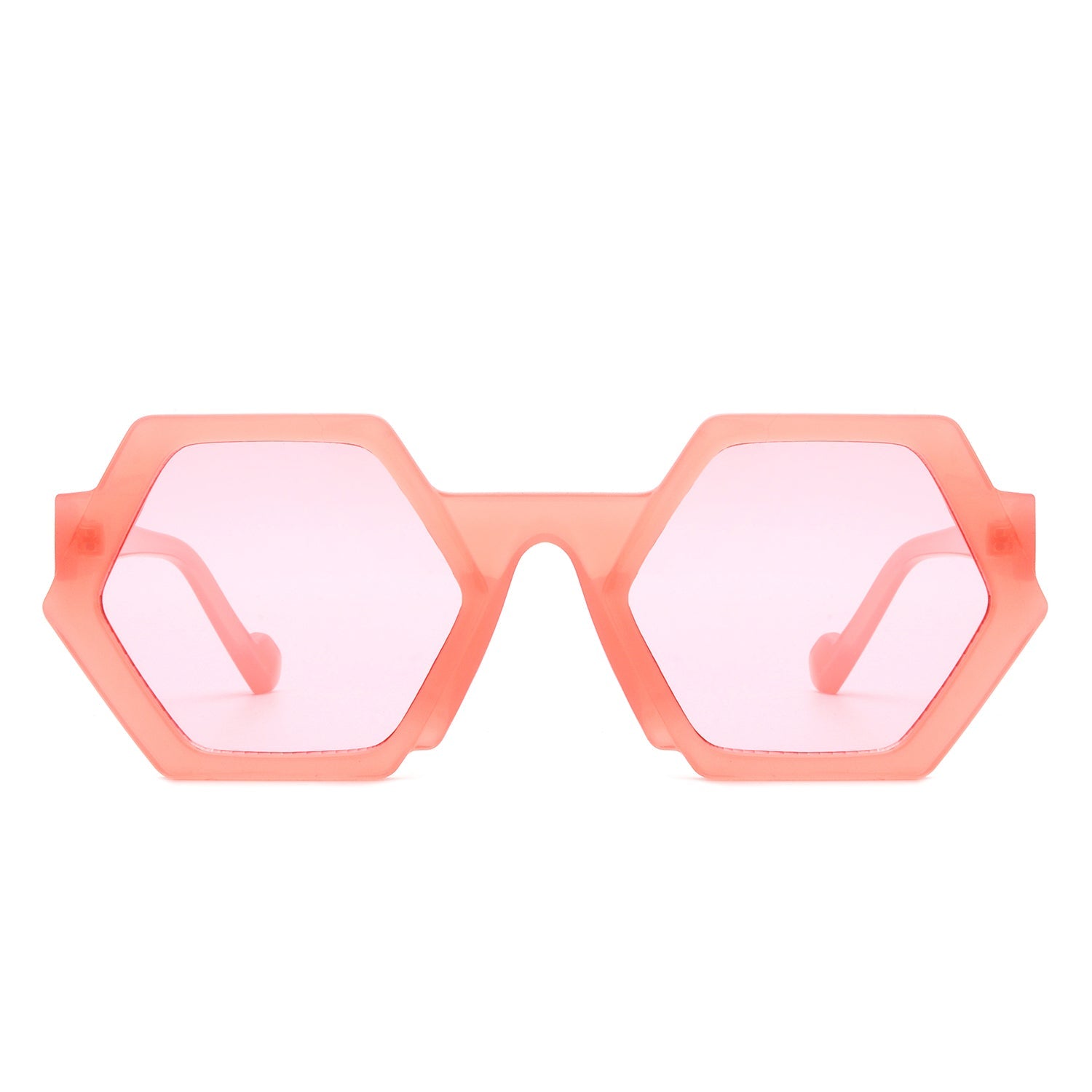 Starpath - Geometric Round Irregular Tinted Fashion Sunglasses