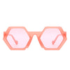 Starpath - Geometric Round Irregular Tinted Fashion Sunglasses