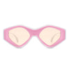 Rosedawn - Futuristic Square Retro Chunky Irregular Geometric Sunglasses