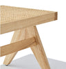 Célia Bench - Ash & Natural Rattan