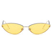 FLINT | Small True Retro Vintage Slim Metal Sunglasses