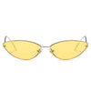 FLINT | Small True Retro Vintage Slim Metal Sunglasses