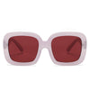 CLEMSON | Women Retro Trendy Vintage Bold Square Oversize Sunglasses