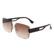 Dreamsea - Rectangle Classic Rimless Square Retro Tinted Fashion Sunglasses