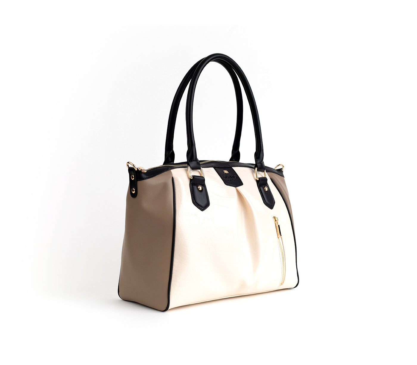 Madison - Sac Vegan Trio Croc Beige