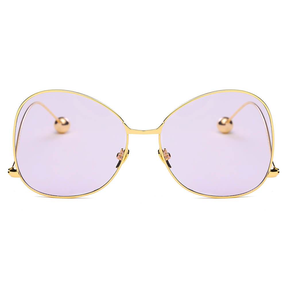 Eugene - Women's Trendy Oversized Pantone Lens Sunglasses