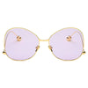 Eugene - Women's Trendy Oversized Pantone Lens Sunglasses