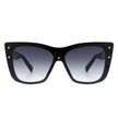 Windborn - Women Retro Square Tinted Cat Eye Fashion Sunglasses