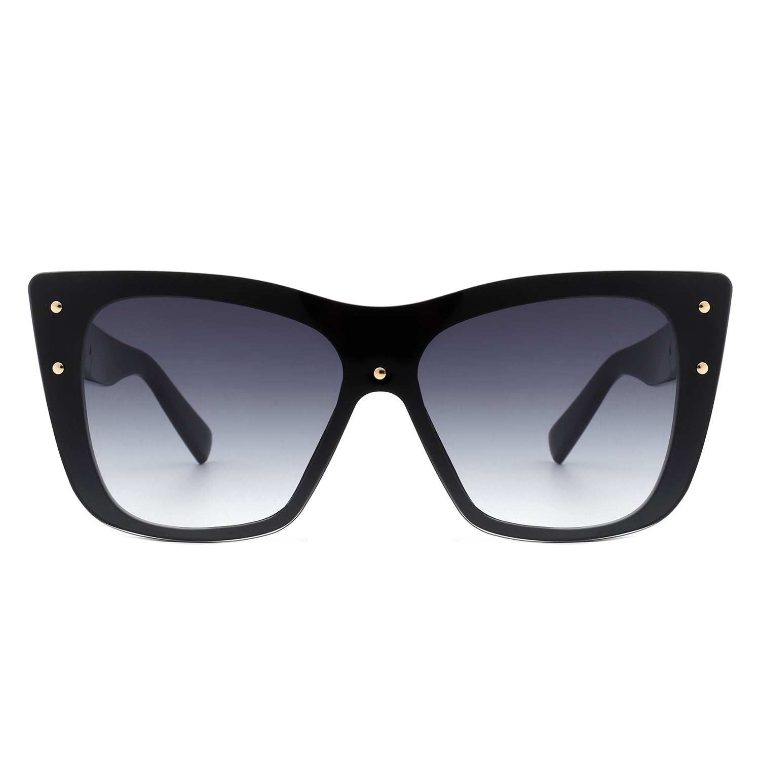 Windborn - Women Retro Square Tinted Cat Eye Fashion Sunglasses