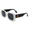 Jadestone - Square Retro Flat Top Fashion Sunglasses