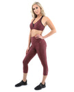 Soutien-gorge de sport Verona Activewear - Marron [FABRIQUÉ EN ITALIE]