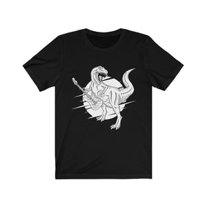 T-Rex Dinosaur Rock Graphic T-Shirt