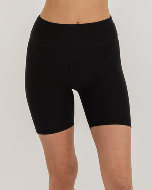 Hybrid Fleece Biker Shorts High Waist 6